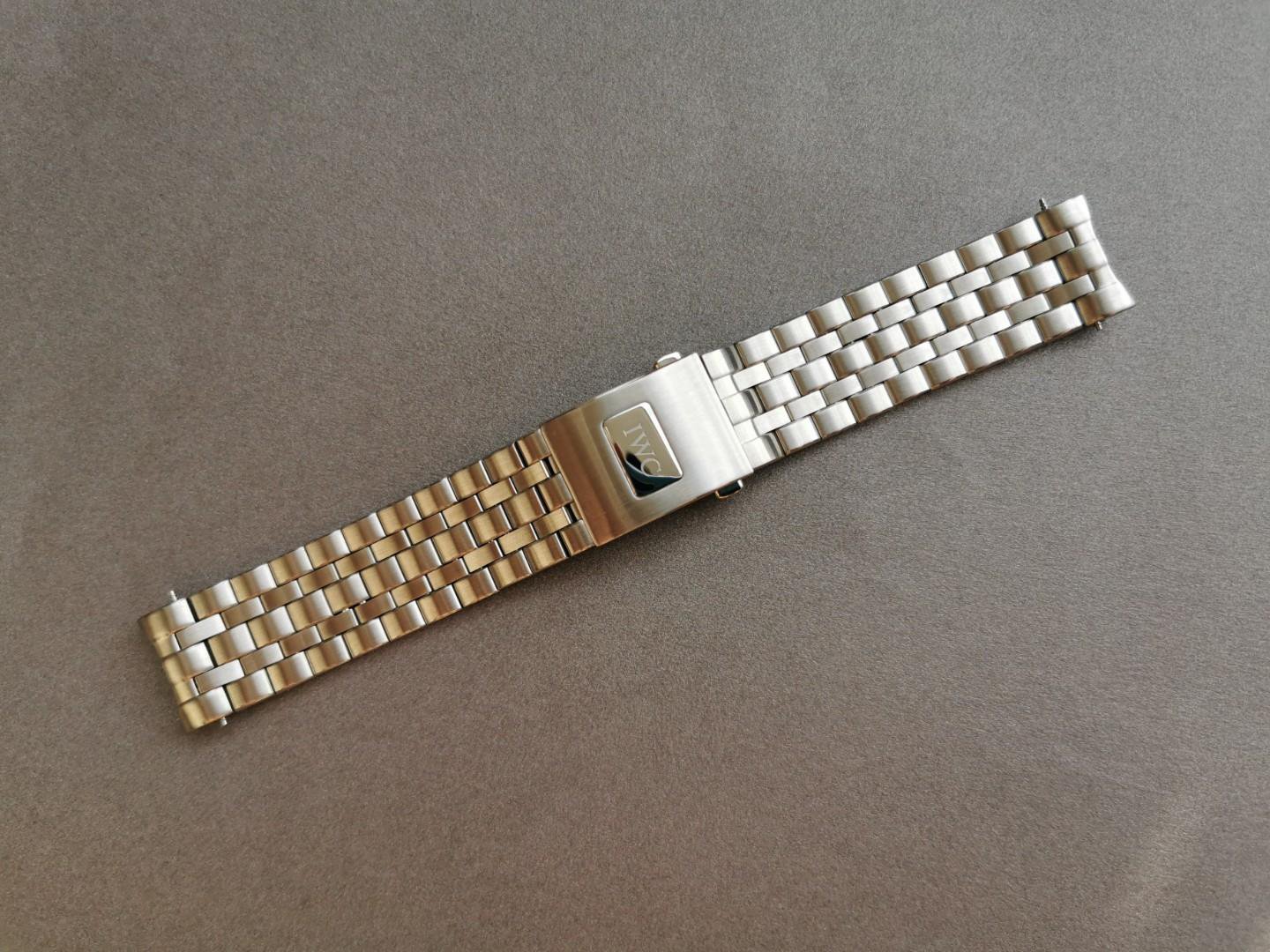 For IWC Pilot Mark 17/18 IW377714 IW377717 IW377710 20/21mm Stainless Steel Bracelet Strap