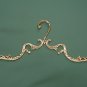 Handmade Solid Brass Clothes Hanger, Antique Vintage Style Wedding Dress Hanger Wedding Gift