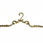 Handmade Solid Brass Clothes Hanger, Antique Vintage Style Wedding Dress Hanger Wedding Gift