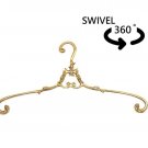 Handmade Solid Brass Clothes Hanger, Antique Vintage Style Wedding Dress Hanger Wedding Gift