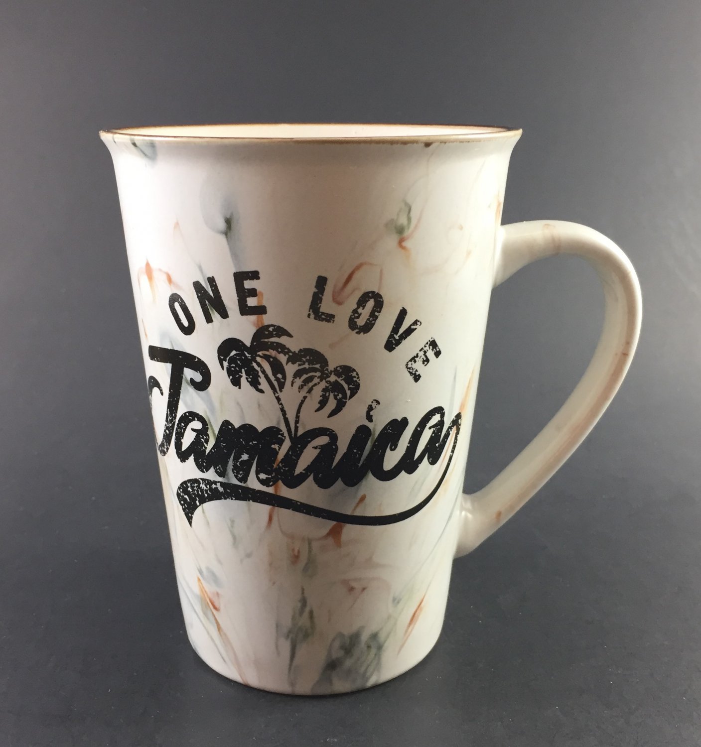 Jamaica Souvenir Coffee Cup Mug One Love JAMAICA 12 oz New