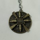 Revolving pubg game military long gun keychain