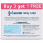 Johnson's Baby Soap 100g Pack of 4 ! Combo pack (4&Atilde;�100gm)