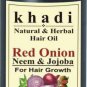 Khadi natural red onion herbal hair oil 100 ml