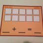 Learning Center Math Mats (13 piece set ) Laminated - Mats