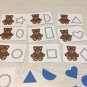 Bear Shape Match Cards - Laminated Activity Set - Teaching Supplies