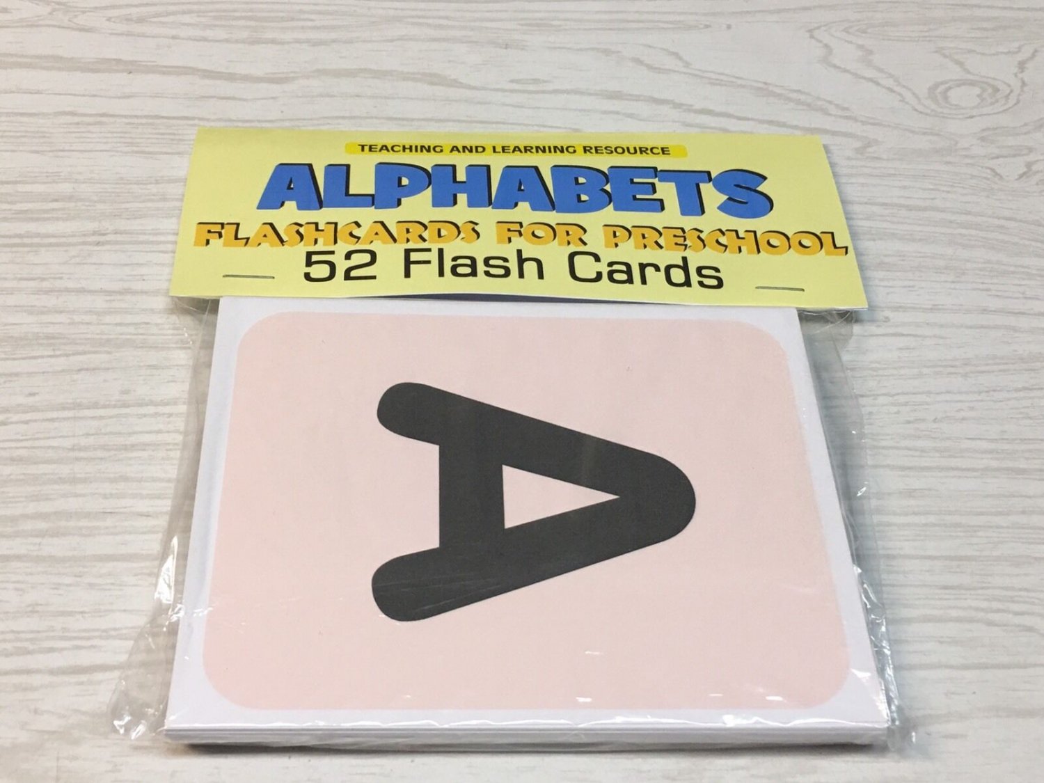ALPHABETS  - Upper & Lower Flashcards for Preschool 52 Cards- Teaching supplies