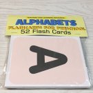 ALPHABETS  - Upper & Lower Flashcards for Preschool 52 Cards- Teaching supplies