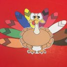 TURKEY COLOR SONG  - FLANNEL FELT BOARD STORY and PIECES -Thanksgiving preschool