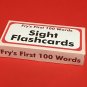 NEW Fry's First Hundred Words - Reading - Fry Sight Word Flash Cards - 100 cards