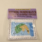 RHYMING WORDS MATCH - Cards for Learning Center 60 Cards- Teaching supplies RHYMING WORDS MATCH - Cards for Learning Center 60 Cards- Teaching supplies