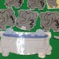 Five Little Elephants Flannel Board Set - Laminated Activity Set - Teaching