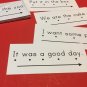 Sight Words Sentence Reading Cards. 30 cards