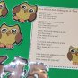 Five Hoot Owls Flannel Board Set - Laminated Activity Set - Teaching Supplies