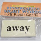 78 Sight Word - Flash Cards  Pre-school - Kindergarten  Teaching supplies
