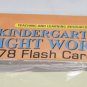 78 Sight Word - Flash Cards Pre-school - Kindergarten Teaching supplies