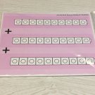 Classroom Set of 10 - Laminated Math Work Mats - Dry Erase #03