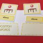 Montessori - Pre-Reading Series - Three Part Cards And Folio - Position Words