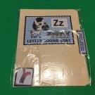 Zoe Zebra  - Letter  Zz - DIY File Folder game - Printed / Uncut