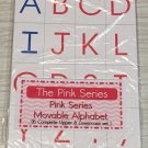 The Pink Series - Movable Alphabet (6 Upper & Lowercase set ) Montessori