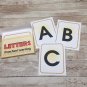 LETTERS - Busy Bee Preschool Learning - 52 Educational Flash Cards