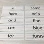 Pre Primer Dolch Sight Words Set of 40 Words Cards Teacher Homeschool NEW