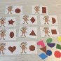 Monkey Shape Match  - Laminated Activity Cards