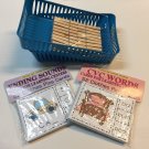 TWO (2) Learning Centers cards  ENDING SOUNDS & CVC WORDS card set -Teaching