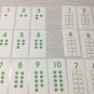 Learning 1-10 Number & Counting Cards- Preschool Teaching Montessori