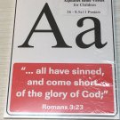 Alphabet Bible Verses For Children - 26  8.5 x11 - Classroom Posters