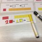 Unifix Cube Addition Kit - Match & Write - 21 Pieces Laminated dry erase cards