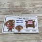 Gingerbread Boy - Themed Learning Centers - Which Word - Laminated