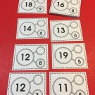 Number Bonds - Cards for Learning Centers 36 Laminated Cards