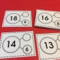 Number Bonds - Cards for Learning Centers 36 Laminated Cards