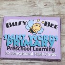 SIGHT WORDS PRIMARY - Busy Bee Preschool Learning - 52 Educational Flash Cards