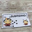 Lady Bug - Themed Learning Centers - Laminated -Subitizing #