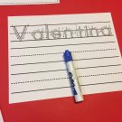 Wipe N Write CUSTOM Names Handwriting - Laminated Card - PERSONALIZED Wipe N Write CUSTOM Names Handwriting - Laminated Card - PERSONALIZED