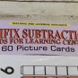 UNIFIX SUBTRACTION - Cards for Learning Center 52 Cards- Teaching supplies