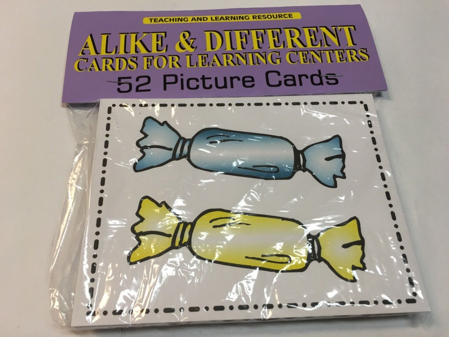 Alike & Different - Cards for Learning Center 52 Picture Cards Teaching supplies
