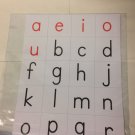 Movable letters Upper and Lowercase - Perforated & Laminated - Teaching