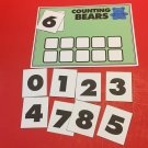 Bears Ten Frame Mat & Number Cards - Laminated Bundle - Pre school Kindergarten