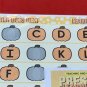 Pumpkins Missing Letters - Set of 6 Learning Mats / Cards - Laminated Activity