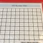Gray - 120 Number Mat - Laminated Dry Erase Mats #2