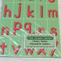 The Green Series - Movable Alphabet / Green Background - Montessori Set