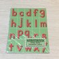 The Green Series - Movable Alphabet / Green Background - Montessori Set