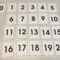 0 - 20 Number Set - Cards For Learning Center Preschool Kindergarten