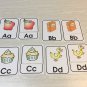 NEW Beginning Sound - Cards for Learning Center - Three Part Card  - Montessori