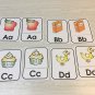 NEW Beginning Sound - Cards for Learning Center - Three Part Card  - Montessori