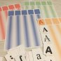 Upper & Lower Case Letter Sort - 4 Laminated Dry Erase Mats - 260 Letter Cards
