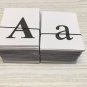 Upper & Lower Case Letter Sort - 4 Laminated Dry Erase Mats - 260 Letter Cards